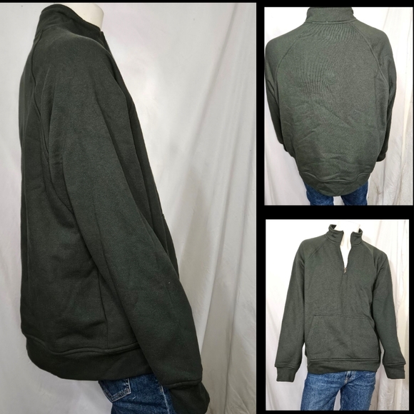 NWOT-Flint and Tinder10-Year Quarter Zip Sweatshirt - Picture 2 of 6